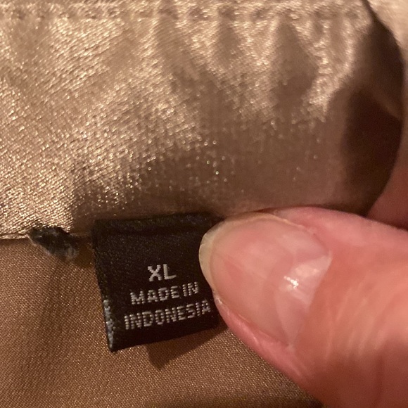 VINTAGE SATIN LIKE BLOUSE - Picture 3 of 6